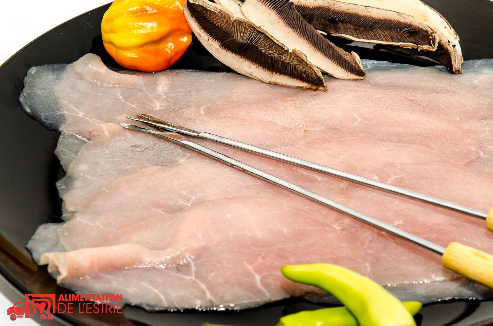 Fondue chinoise poulet